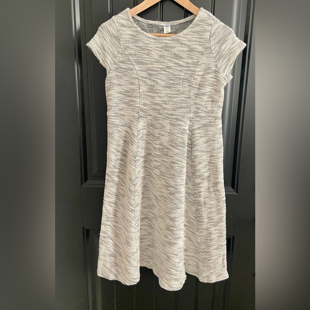 Maternity - Knit Grey A-Line Dress